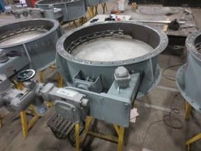 Butterfly damper bulat BACHMANN, tampak depan