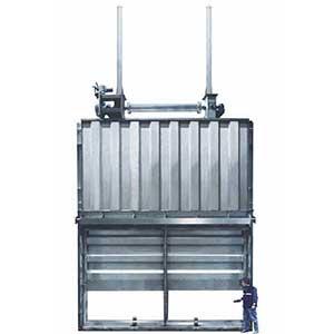Guillotine damper BACHMANN di workshop