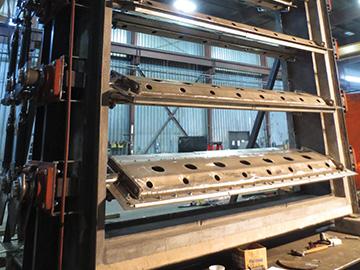 Louver damper BACHMANN, blade terbuka