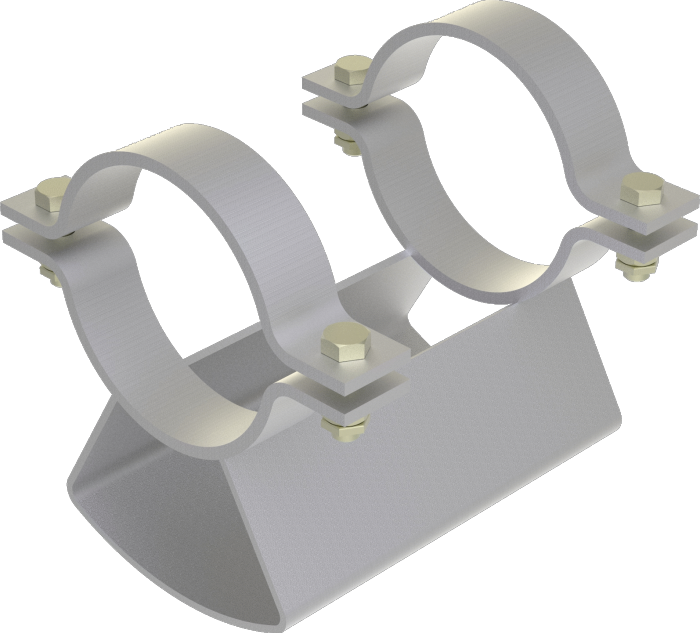 LISEGA pipe saddle type 54 dengan clamps