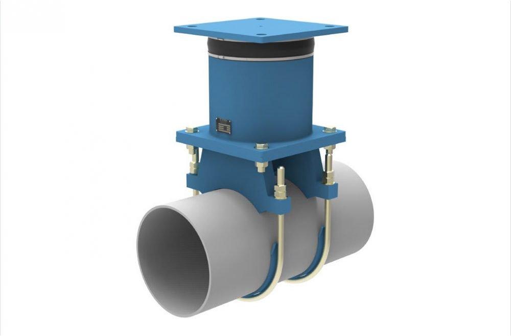 Opsi pemasangan VICODA viscoelastic damper