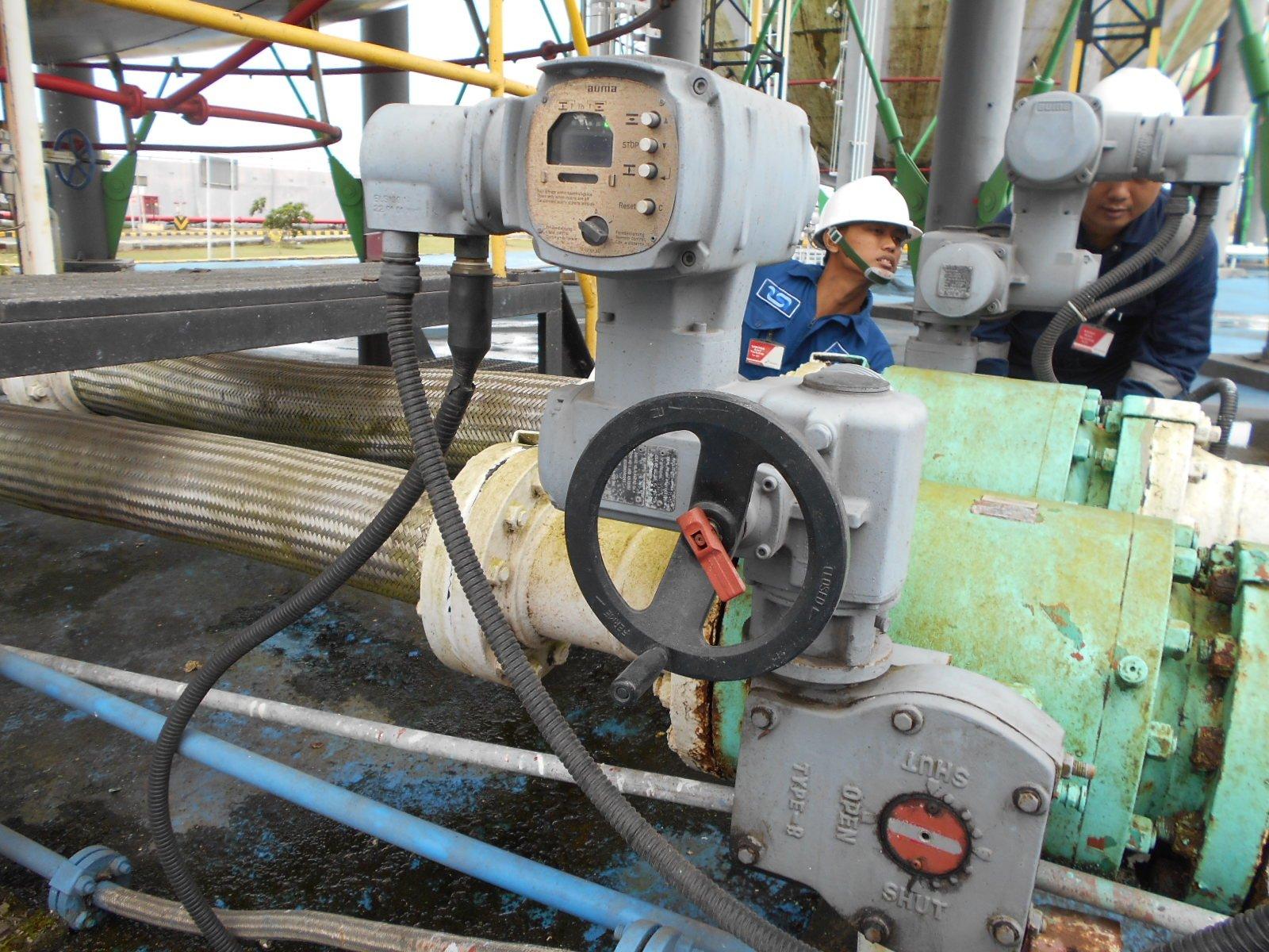 MOV AUMA di PT Pertamina LPG Perak