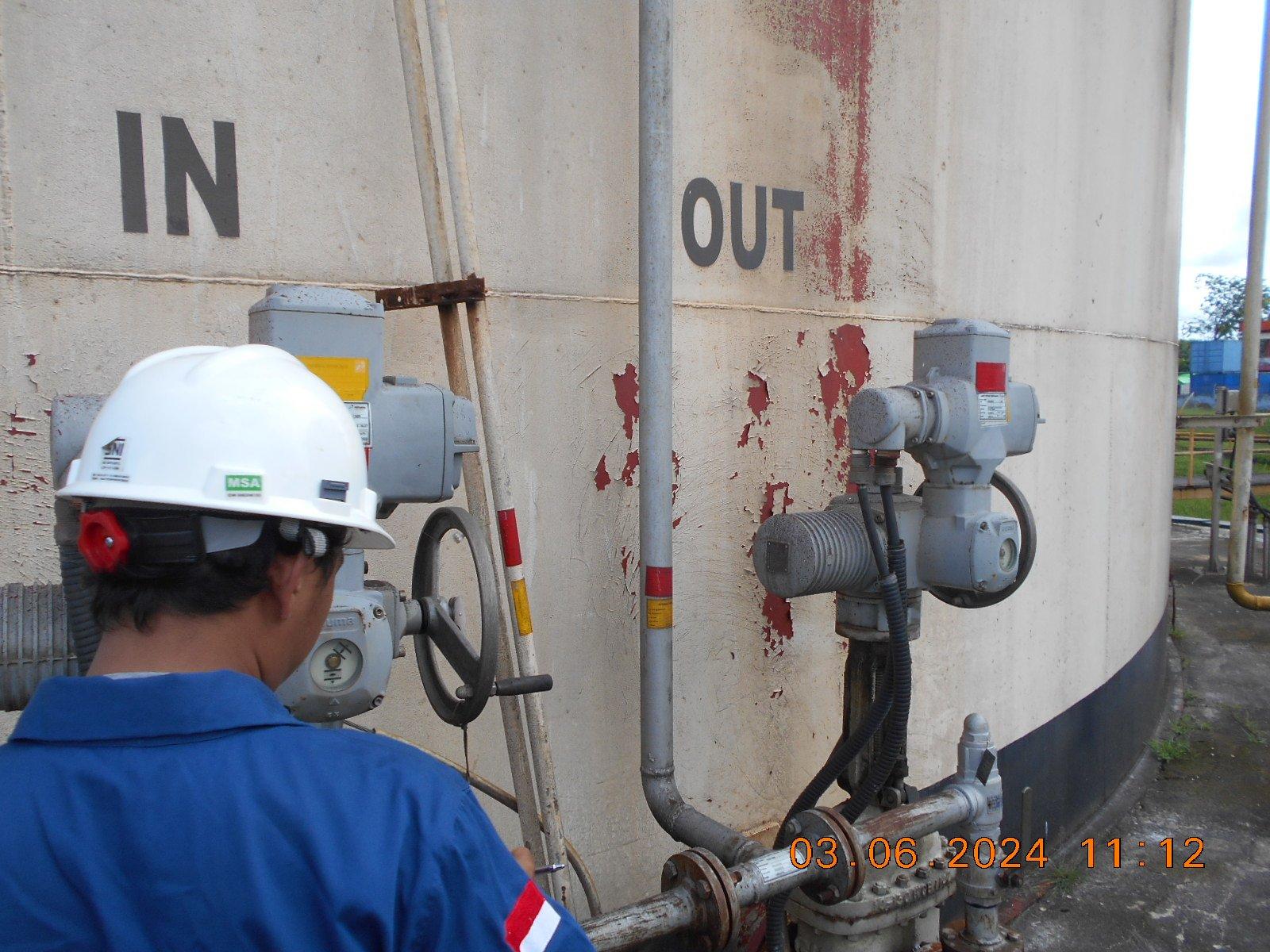 MOV AUMA di PT Pertamina IT Pontianak
