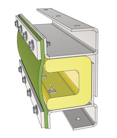Expansion joint non-metalik BACHMANN model AF telescopic