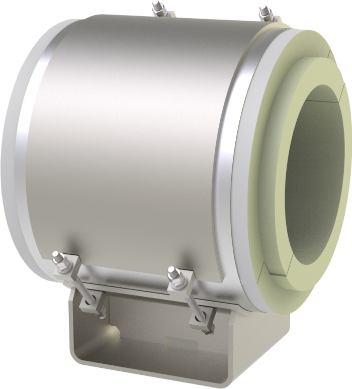 LISEGA insulated slide or guide support type 56